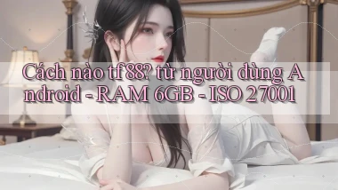 Cách nào tf88 từ người dùng Android   RAM 6GB   ISO 27001