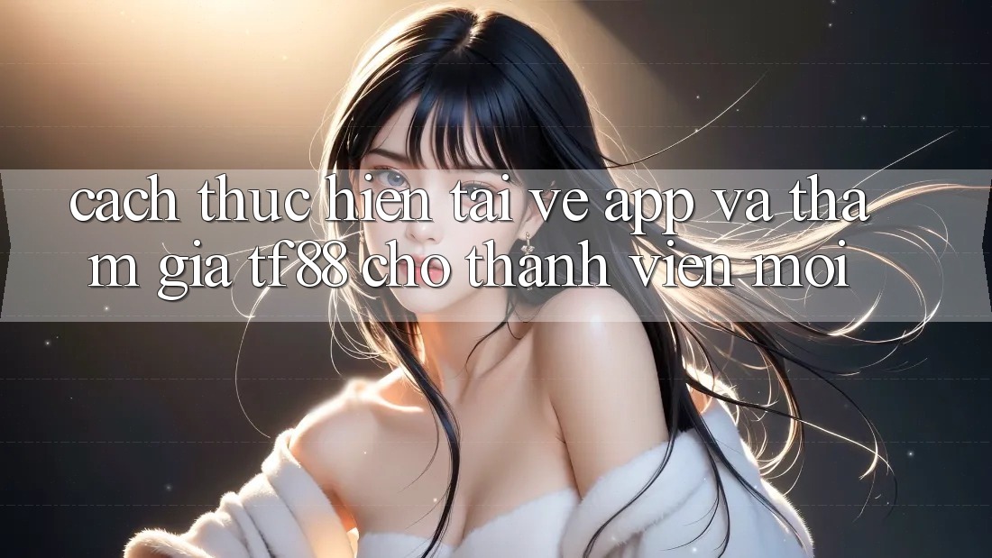 Cách thực hiện Tải về App Và Tham Gia TF88 Cho Thành Viên Mới