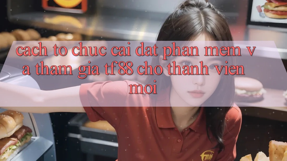 Cách tổ chức Cài đặt Phần mềm Và Tham Gia TF88 Cho Thành Viên Mới