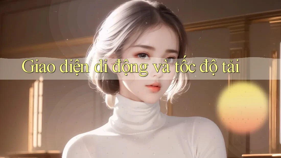 Giao diện di động và tốc độ tải