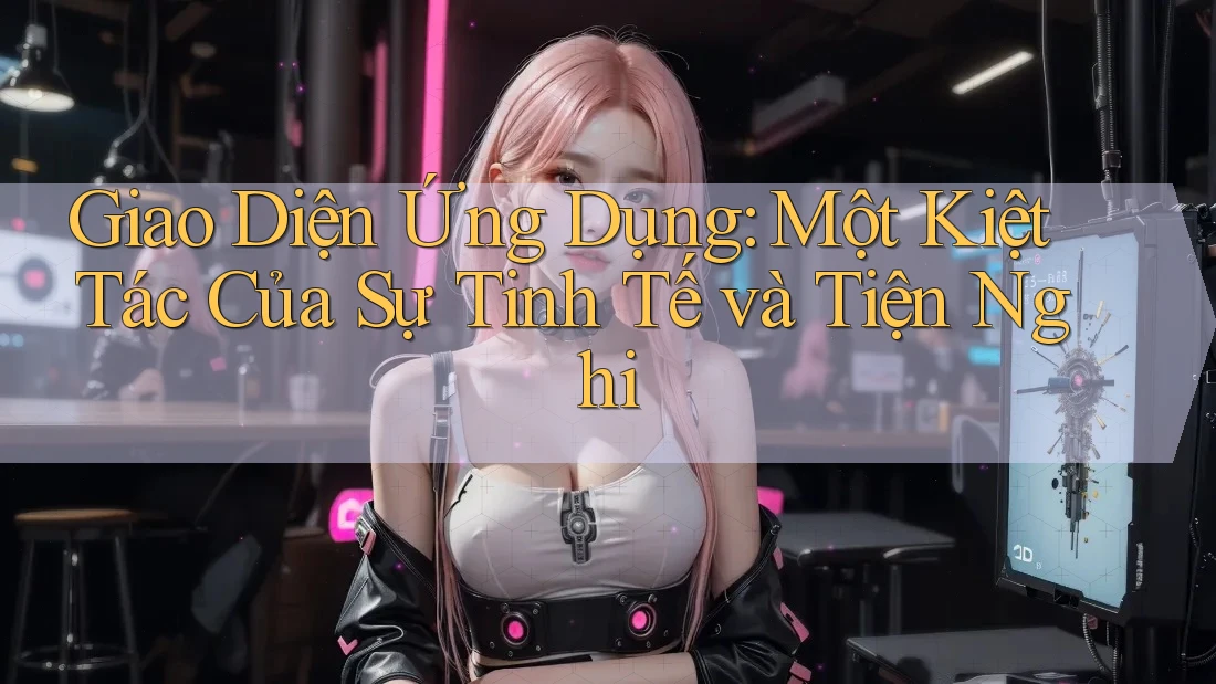 Giao Diện Ứng Dụng: Một Kiệt Tác Của Sự Tinh Tế và Tiện Nghi