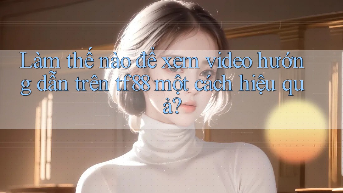 Làm thế nào để xem video hướng dẫn trên tf88 một cách hiệu quả? Làm thế nào để xem video hướng dẫn trên tf88 một cách hiệu quả?