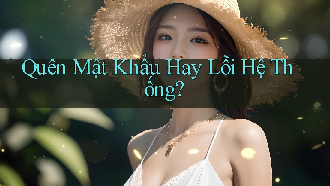 Quên Mật Khẩu Hay Lỗi Hệ Thống? Quên Mật Khẩu Hay Lỗi Hệ Thống?