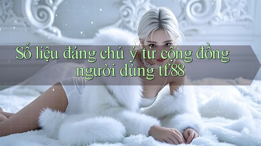 Số liệu đáng chú ý từ cộng đồng người dùng tf88