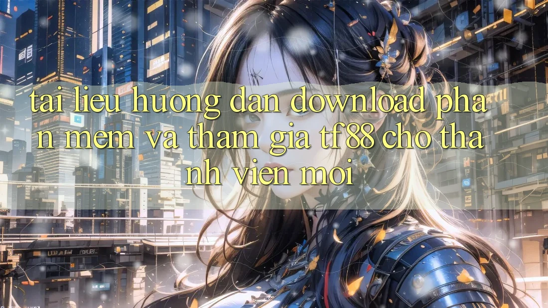Tài liệu hướng dẫn Download Phần mềm Và Tham Gia TF88 Cho Thành Viên Mới