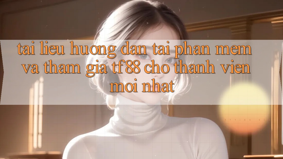 Tài liệu hướng dẫn Tải Phần mềm Và Tham Gia TF88 Cho Thành Viên Mới nhất
