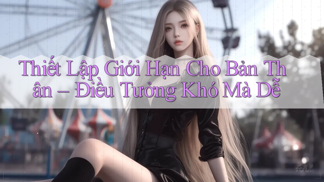 Thiết Lập Giới Hạn Cho Bản Thân – Điều Tưởng Khó Mà Dễ