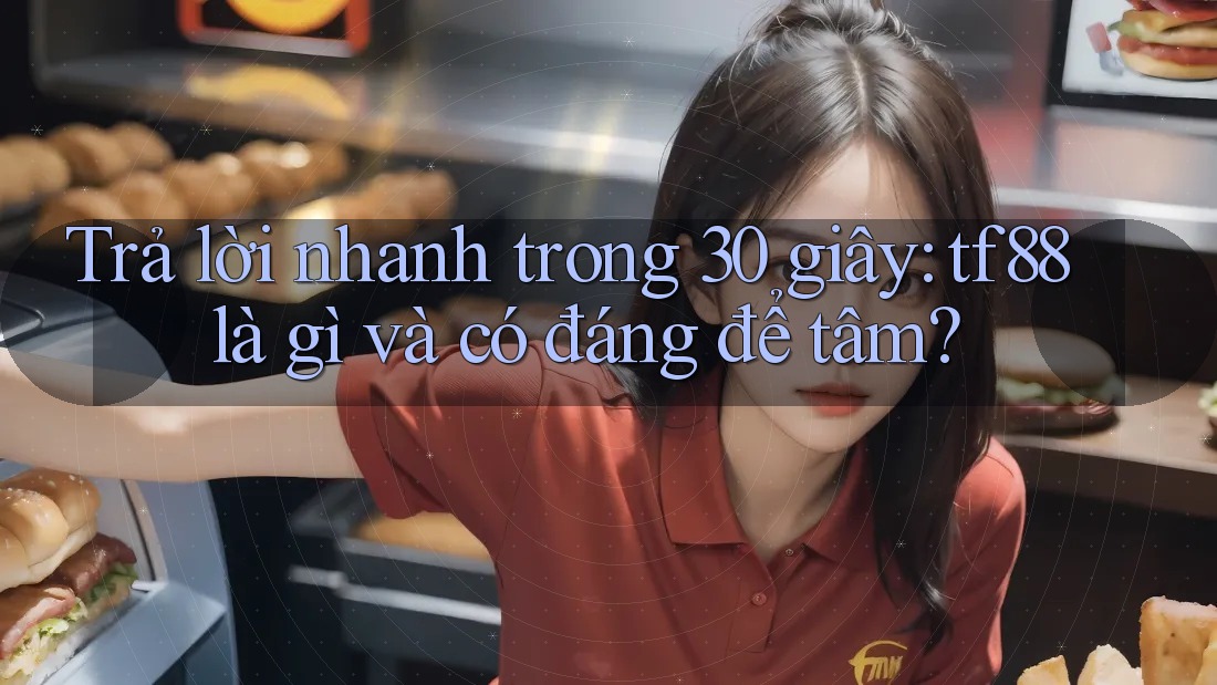 Trả lời nhanh trong 30 giây: tf88 là gì và có đáng để tâm? Trả lời nhanh trong 30 giây: tf88 là gì và có đáng để tâm?