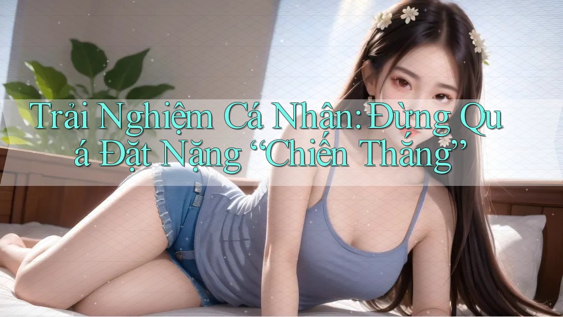 Trải Nghiệm Cá Nhân: Đừng Quá Đặt Nặng “Chiến Thắng”