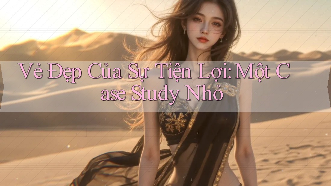 Vẻ Đẹp Của Sự Tiện Lợi: Một Case Study Nhỏ Vẻ Đẹp Của Sự Tiện Lợi: Một Case Study Nhỏ