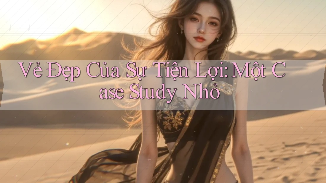 Vẻ Đẹp Của Sự Tiện Lợi: Một Case Study Nhỏ Vẻ Đẹp Của Sự Tiện Lợi: Một Case Study Nhỏ